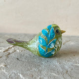 3.25” Olive Wildflower Songbird #2 (Resin)