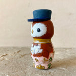 3” Owl Doll: Pumpkin Orange