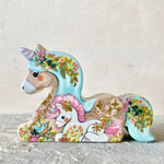 6” Secret Garden Unicorn (Paint Pony + Pink Foal)