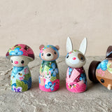 4: Forest Friends with Log Truck (Mushroom, Bunny, Bear)