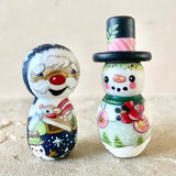 3” Snowman with Cardinal