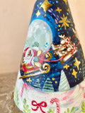 7” Night Before Christmas Cone Tree