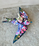 Set of 2: 3” Rabbit Rider with 8” Bird (Raven)