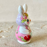 2.25” Bunny with Baby, Cardinal, & Squirrel (Lavender+Pink)