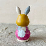 2.25” Bunny with Baby (Pink/Yellow)