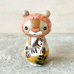 2” Lion with Baby (Yellow/)