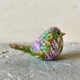 3.25” Olive Wildflower Songbird #1 (Resin)