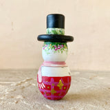 3” Snowman with Reindeer