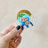 2.25” Angel with Bunny Slippers