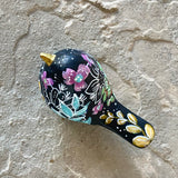 3.25” Ebony Wildflower Songbird #3 (Resin)