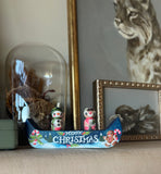 Set of 3: 2.5” Rudolph and Frosty with Canoe