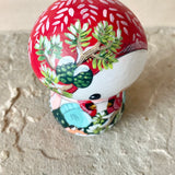 3.5” Snowman with Cardinals