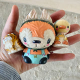 4” Fox (Turquoise and Evergreen Cross)