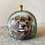 3.75” Brown Bear Pumpkin