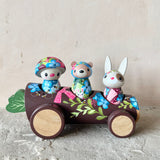 4: Forest Friends with Log Truck (Mushroom, Bunny, Bear)