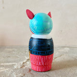 3”  Winter Friend: Red Yeti with Cheetah Cub