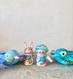 Set of 2: 3” Rabbit Rider with 8”Bird