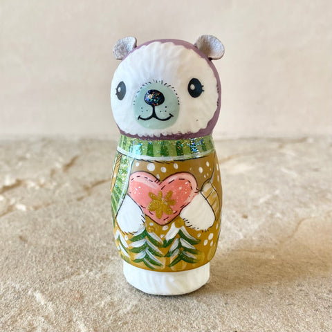 3” Polar Bear Doll