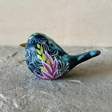 3.25” Ebony Wildflower Songbird #1 (Resin)