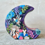 5.5” Onyx Garden Crescent Moon (Large)