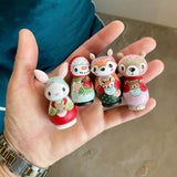 2.5” Bunny with Babies (Brown)