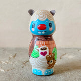 3”  Winter Friend: Ivory Yeti with Bear Cub