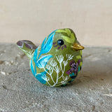3.25” Olive Wildflower Songbird #2 (Resin)