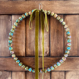 18” Frosted Meadow Wreath (Olive)