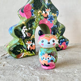 Set of 2: 2.5” Fox with 5.5” Fir Tree
