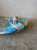 Set of 2: 3” Rabbit Rider with 8” Bird (Dove)