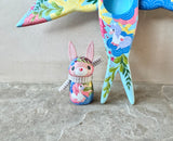 Set of 2: 3” Rabbit Rider with 8” Bird (Sky)