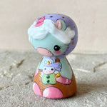 2” Unicorn with Baby (Saddle and Violet)