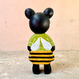 4” Bee Girl: Turquoise Heart