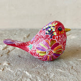3.25” Red Wildflower Songbird (Resin)