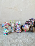 Set of 4: Forest Friends with Fancy Log Truck (Mushroom, Rabbit, Deer)