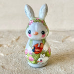 2.25” Bunny with Cardinal & Bunny (Grass Green)