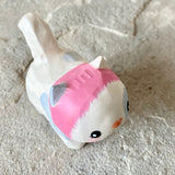 1.25” Cat with Pink Bonnet (Gray Spot)