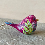 3.25” Cranberry Wildflower Songbird (Resin)