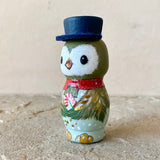 3” Owl Doll: Olive Green