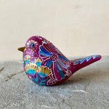 3.25” Cranberry Wildflower Songbird (Resin)