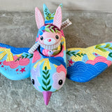 Set of 2: 3” Rabbit Rider with 8” Bird (Sky)