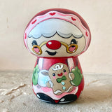 3.5” Red Bonnet Mrs. Claus