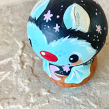 3.5” Black/Aqua Bat