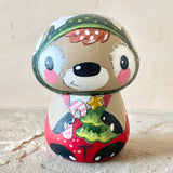 3.5” Evergreen Bonnet Reindeer