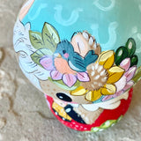 3.5” Turquoise Bonnet Pony