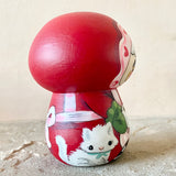 3.5” Red Bonnet Mrs. Claus