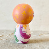 2.75” Orange Bonnet Axolotl (Pink)