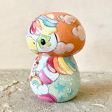 3.5” Peach Bonnet Unicorn with Baby
