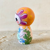 2.75” Orange Bonnet Axolotl (Pink)