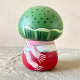 3.5” Green Bonnet Snowman